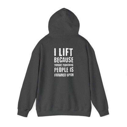 I Lift - Stress Relief Humor Dad Hoodie