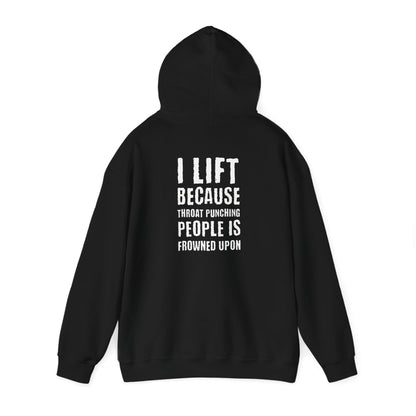 I Lift - Stress Relief Humor Dad Hoodie